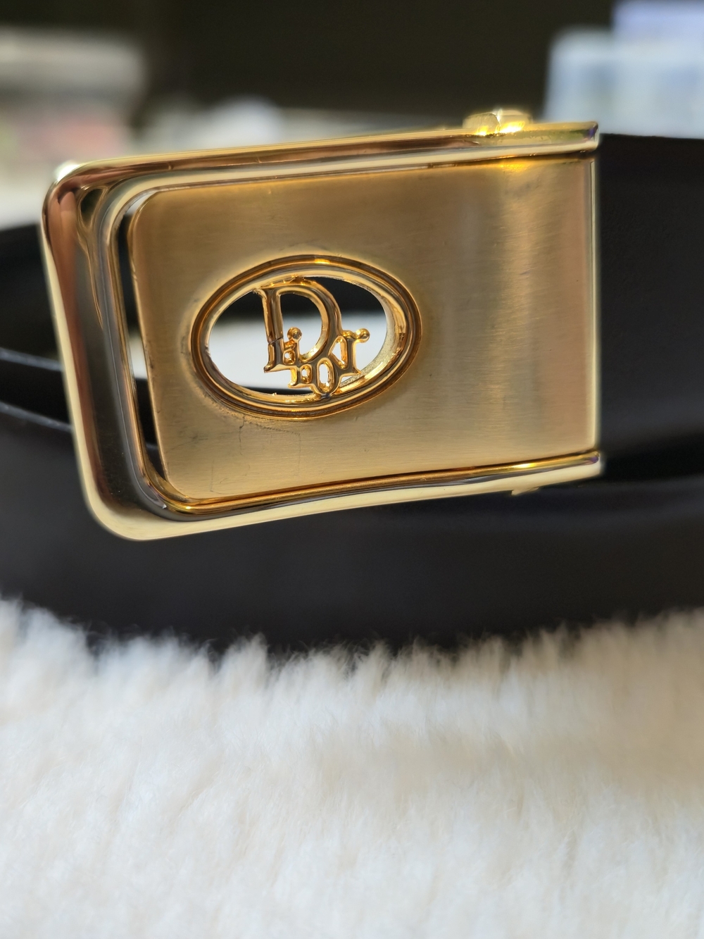 Vintage Dior Reversible Belt